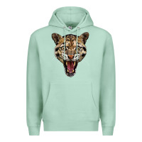 Seafoam ocelot head Premium Hoodie - LillyAllenDesigns