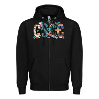 Black cscc cutaneous squamous cell cancer Zipper Hoodie - Zillion Design Studio