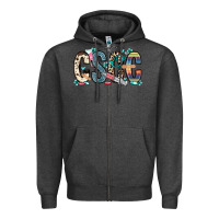 Charcoal Heather cscc cutaneous squamous cell cancer Zipper Hoodie - Zillion Design Studio