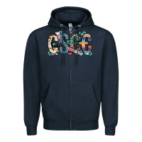 Navy cscc cutaneous squamous cell cancer Zipper Hoodie - Zillion Design Studio