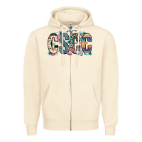 Sandshell cscc cutaneous squamous cell cancer Zipper Hoodie - Zillion Design Studio