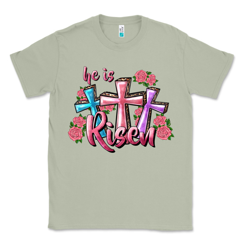 He Is Risen Cross Classic Tee by RanaPortraitStore | Teevron