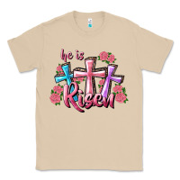 Mushroom He Is Risen Cross Classic Tee - RanaPortraitStore