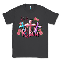 Smoke He Is Risen Cross Classic Tee - RanaPortraitStore
