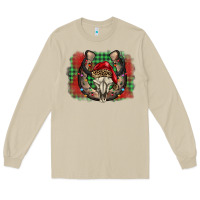 Mushroom christmas horseshoe bull skull Long Sleeve Tee - BarkalooDesign