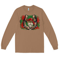 Toasted Coconut christmas horseshoe bull skull Long Sleeve Tee - BarkalooDesign