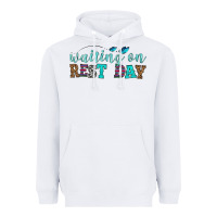 White waiting on rest day Heavyweight Hoodie - HRA Design Shop