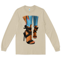 Mushroom black heels black fashion girl Long Sleeve Tee - RanaPortraitStore
