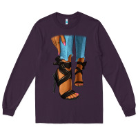 Plum black heels black fashion girl Long Sleeve Tee - RanaPortraitStore