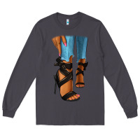 Smoke black heels black fashion girl Long Sleeve Tee - RanaPortraitStore