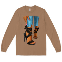 Toasted Coconut black heels black fashion girl Long Sleeve Tee - RanaPortraitStore