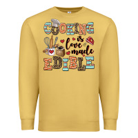 Antique Gold cooking is love made edible Premium Sweatshirt - AdoDesignShop