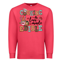 Cardinal cooking is love made edible Premium Sweatshirt - AdoDesignShop