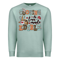 Seafoam cooking is love made edible Premium Sweatshirt - AdoDesignShop