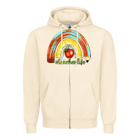 Sandshell teacher life with rainbow Zipper Hoodie - texasbilliewilder
