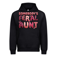 Black somebodys feral aunt Urban Hoodie - MaliasSmallBusiness