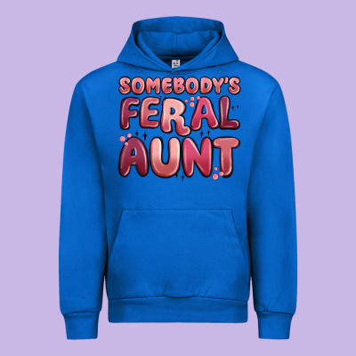 Somebodys Feral Aunt Urban Hoodie Designed By Maliassmallbusiness
