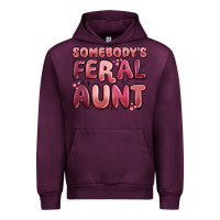 Mauve Wine somebodys feral aunt Urban Hoodie - MaliasSmallBusiness