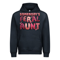 Navy somebodys feral aunt Urban Hoodie - MaliasSmallBusiness
