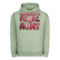 Pigment Oil Green somebodys feral aunt Urban Hoodie - MaliasSmallBusiness