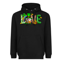 Black Love st. patricks day Heavyweight Hoodie - Neo Western