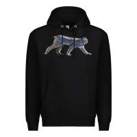 Black canada lynx Premium Hoodie - LillyAllenDesigns