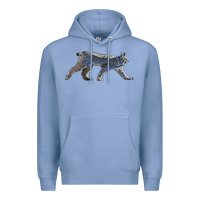 Colony Blue canada lynx Premium Hoodie - LillyAllenDesigns