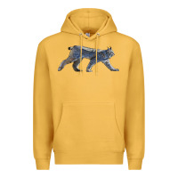 Mustard canada lynx Premium Hoodie - LillyAllenDesigns