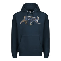 Navy canada lynx Premium Hoodie - LillyAllenDesigns