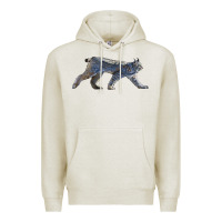 Oatmeal Heather canada lynx Premium Hoodie - LillyAllenDesigns