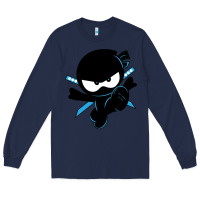 Navy ninja kid Long Sleeve Tee - Unal Design