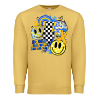 Antique Gold retro down syndrome awareness Premium Sweatshirt - JahusDesignShop