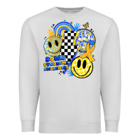 Dove Grey retro down syndrome awareness Premium Sweatshirt - JahusDesignShop