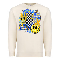 Sandshell retro down syndrome awareness Premium Sweatshirt - JahusDesignShop