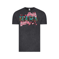 Vintage Black mama with cherry blossoms Vintage Tee - Artiststas