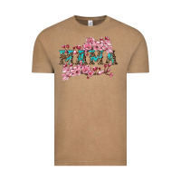 Vintage Coffee mama with cherry blossoms Vintage Tee - Artiststas