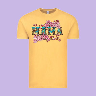 Mama With Cherry Blossoms Vintage Tee Designed By Artiststas