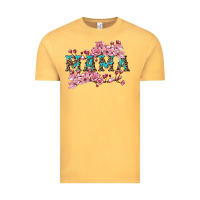 Vintage Mustard mama with cherry blossoms Vintage Tee - Artiststas