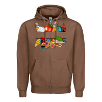 Chestnut teacher name frame custom Zipper Hoodie - texasbilliewilder