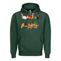 Sports Green teacher name frame custom Zipper Hoodie - texasbilliewilder