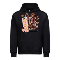 Black valentine jesus fills my cup Urban Hoodie - MaliasSmallBusiness