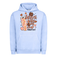 Pigment Grape Ice valentine jesus fills my cup Urban Hoodie - MaliasSmallBusiness
