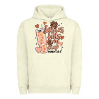 Pigment Pistachio valentine jesus fills my cup Urban Hoodie - MaliasSmallBusiness