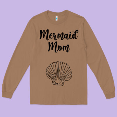 Long Sleeve Tee Mermaid mom