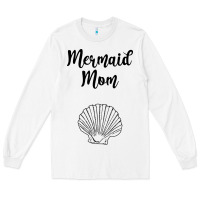 White Mermaid mom Long Sleeve Tee - Unal Design