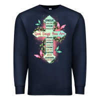 Navy god says you are cross Premium Sweatshirt - JahusDesignShop