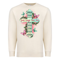 Sandshell god says you are cross Premium Sweatshirt - JahusDesignShop