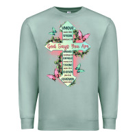 Seafoam god says you are cross Premium Sweatshirt - JahusDesignShop
