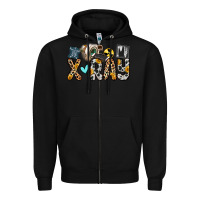 Black x ray Zipper Hoodie - Zillion Design Studio