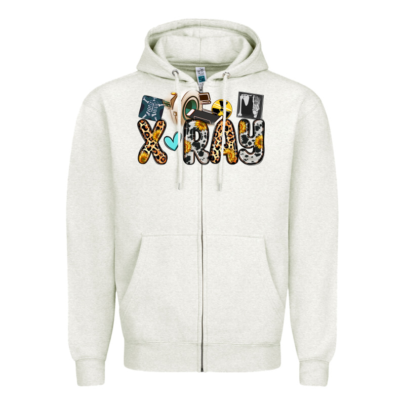 X Ray Zipper Hoodie by Zillion Design Studio | Teevron